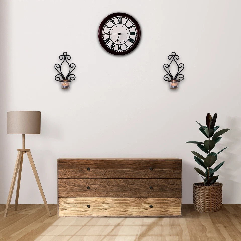 Apliques de pared Mainstays Tealight (paquete de 2) decoración de pared con velas Foto 3 de 4