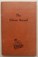Rare Antique Booklet Thomas Edison Biography Fort Myers Florida Botanical Index
