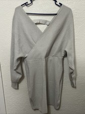 Women’s fashion nova gray bodycon Sweater dress size XL