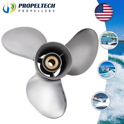 Stainless Steel Propeller 14x21 for Suzuki Outboard Engines 50-140HP 15Tooth, RH