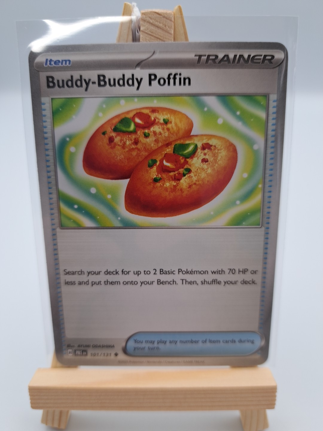 Pokemon Scarlet & Violet Prismatic Evolutions Card Buddy-Buddy Poffin #101