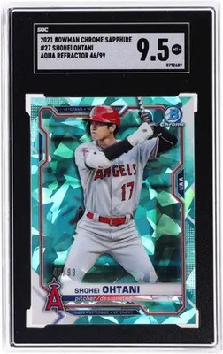 2021 Bowman Chrome Sapphire Edition - Shohei Ohtani #27 Aqua