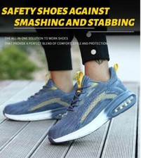 MENS WOMENS STEEL TOE CAP SAFETY WORK TRAINERS BOOT SHOES ULTRA LIGHTWEIGHT.