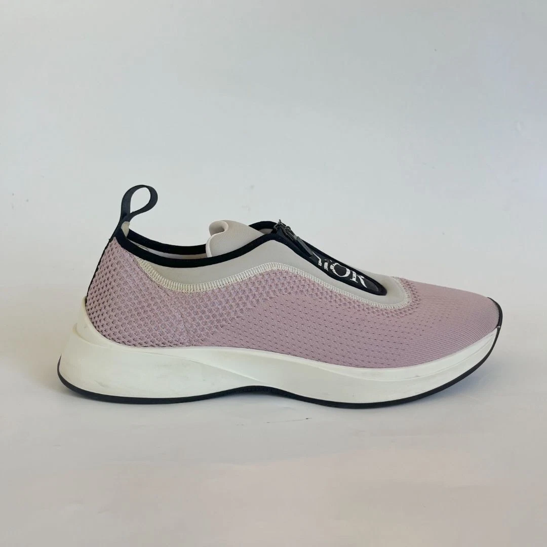 Baskets basses homme Dior rose maille B25 44