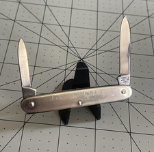 Vintage Camillus Monroe Hardware Co. Stainless Pocket Knife Made In USA - 1980