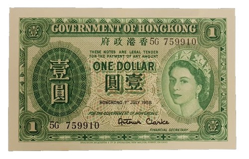 2022 Series 1000 Dollars Uncirculated Banknote. Hong Kong