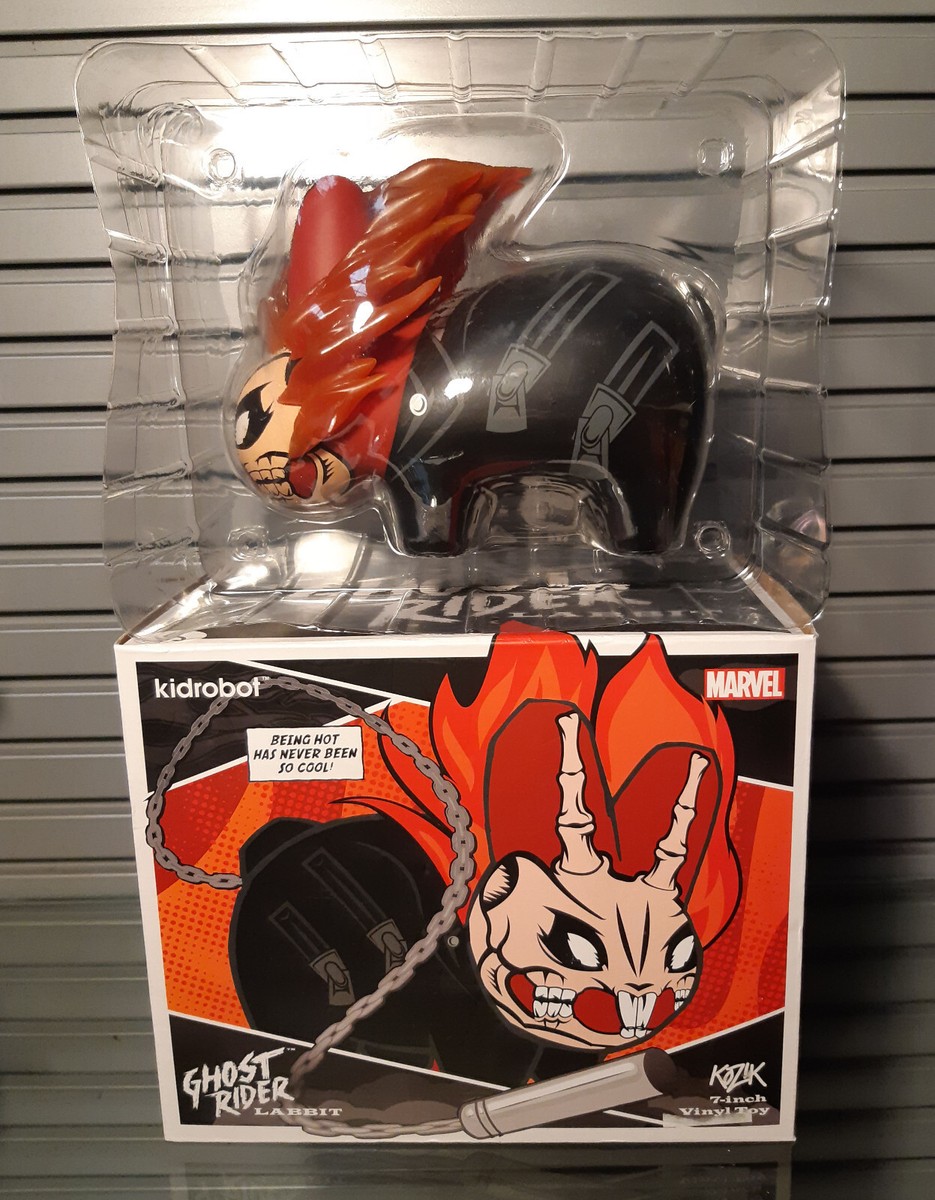 Kidrobot Ghost Rider フィギュア Kidrobot Marvel Comics Labbit Series Ghost Rider 7