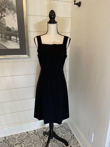 Classic Black Square Neckline 