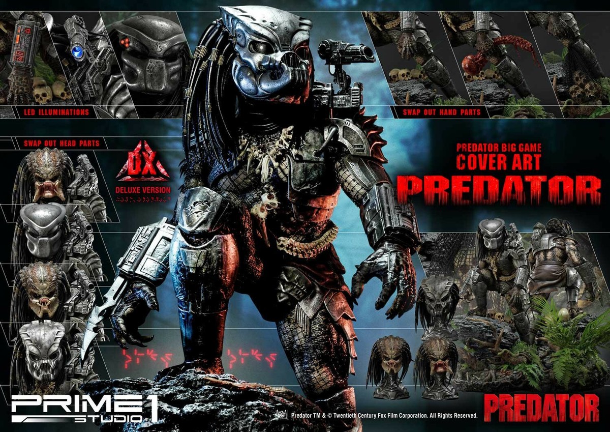 Sideshow EXCLUSIVE -DELUXE Big Game Cover Art Predator statue