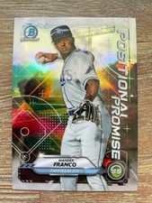 2021 Bowman Chrome Wander Franco Positional Promise Refractor Insert #POS-WF 