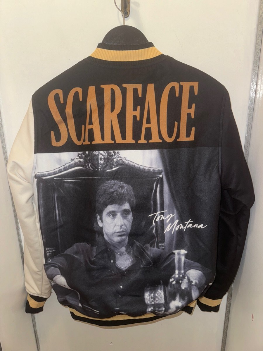 SCARFACE VARSITY JACKET REASON BRAND FLANNEL AL PACINO MEN'S