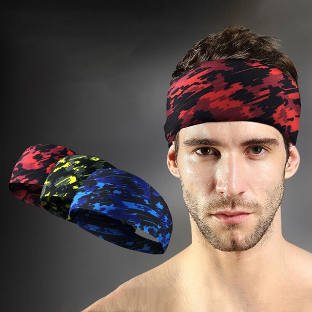 Cycling Sweat Headband Men Head Sweat Bands Sport Sweatband Hair Bands