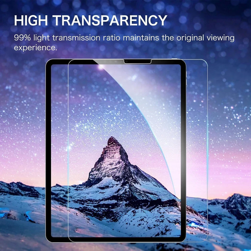 2-Pack Tempered Glass Screen Protector for iPad Pro 12.9-inch (6th 5th 4th 3rd) - Image 3 of 4