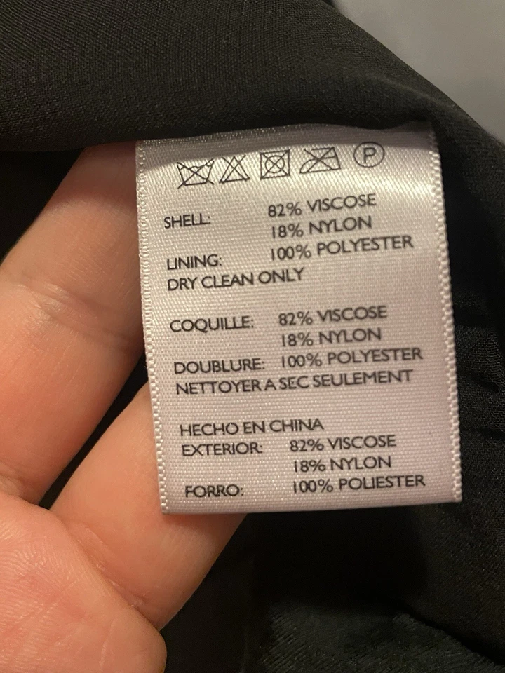 Blazer Silence & Noise Urban Outfitters Negro Relajado Drapey Talla S Foto 3 de 4