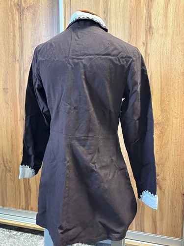 Original Brown School Uniform of the USSR Schoolgirl White Apron - Picture 15 of 18