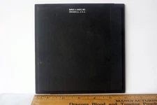 Original Black Burke & James 6 x 6" Wooden Lens Board Undrilled Rare Find