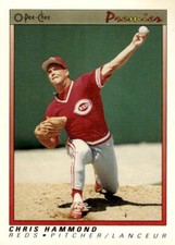 1991 O-Pee-Chee Premier #60 Chris Hammond Cincinnati Reds