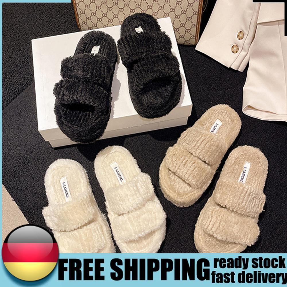 APL Pantofole donna antiscivolo morbide comode morbide cotone soffici pelliccia sintetica autunno inverno