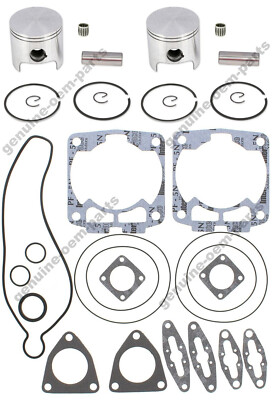 Polaris SwitchBack 600 Pistons Top End Gasket Kit Bearings Std 77.25mm 2004 2005