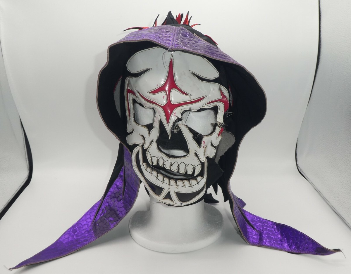 LA PARKA AAA RING MATCH WORN RIPPED MASK LUCHA LIBRE MEX REY DE