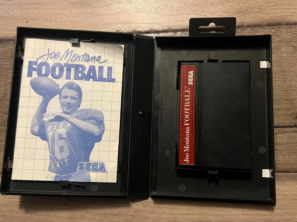 Joe Montana Football (Sega Master System, 1990) CIB WITH MANUAL - Image 2 of 4