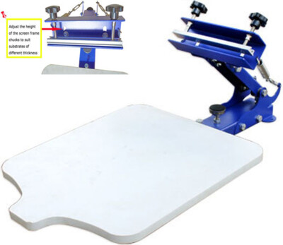 TECHTONGDA DIY 1 Station Single Color Table-Board Fixed Screen Machine New
