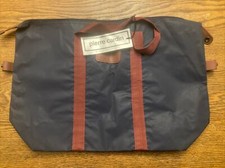 Vintage Pierre Cardin Tote Navy Shoulder Travel Bag 20.5x14 . NWT