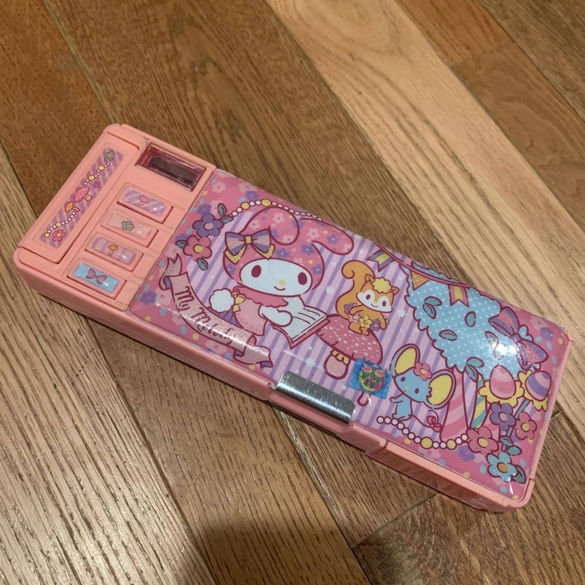 Pencil case with buttons deals