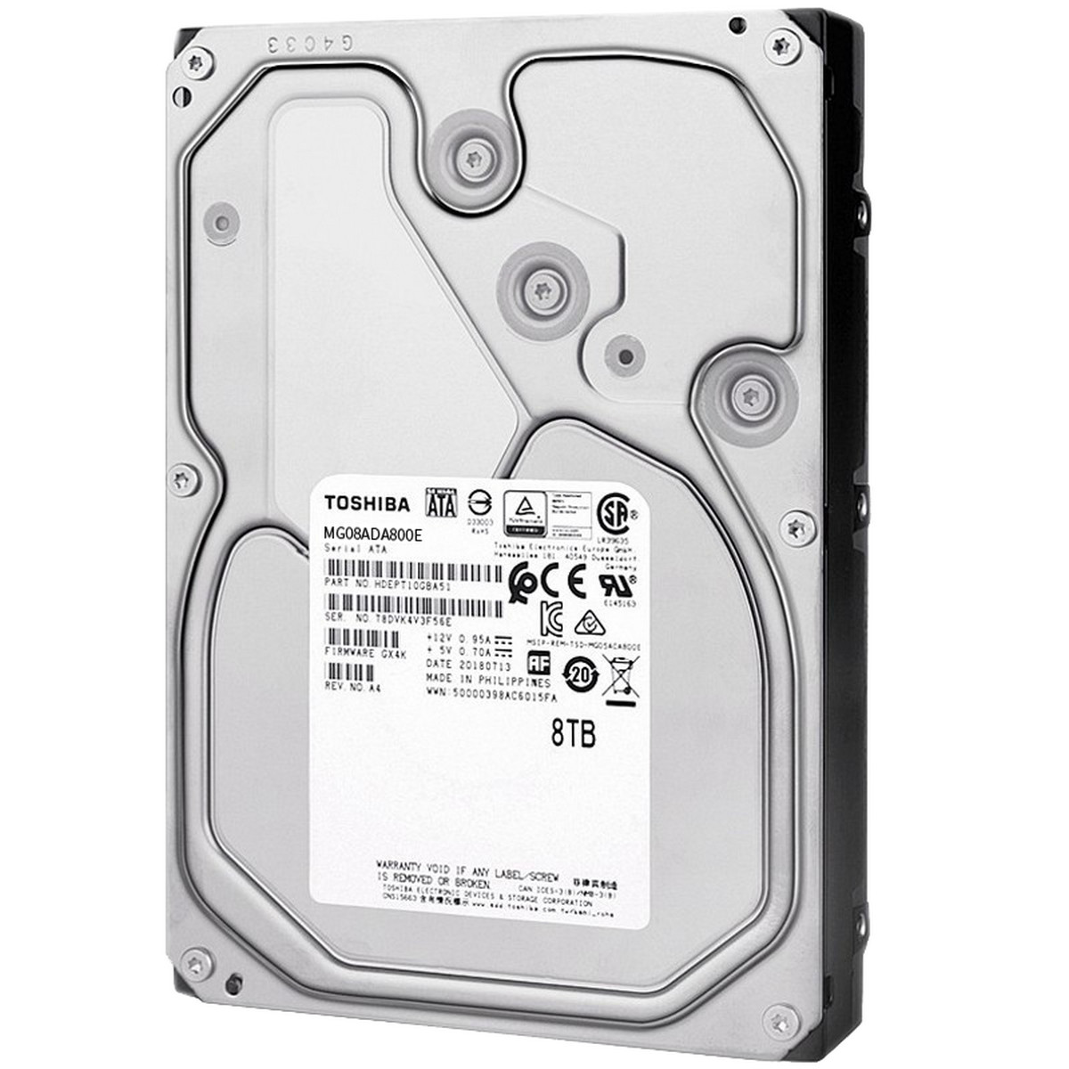 Toshiba MG06ACA800E MG08ADA800E 8TB SATA3 Enterprise Hard Drive