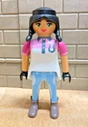 Playmobil character woman rider riding boot 08 CUSTOM RARE VINTAGE