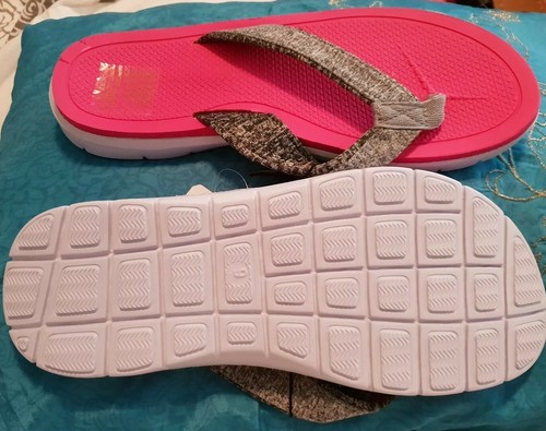 WOMEN'S KMART pink rubber fabric SANDALS FLAT BALLET SHOES SIZE 9 new  9341104099530 | eBay