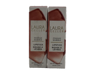 (2) Laura Geller Italian Marble Lipstick 0.12 oz Al FrescoNew in box!