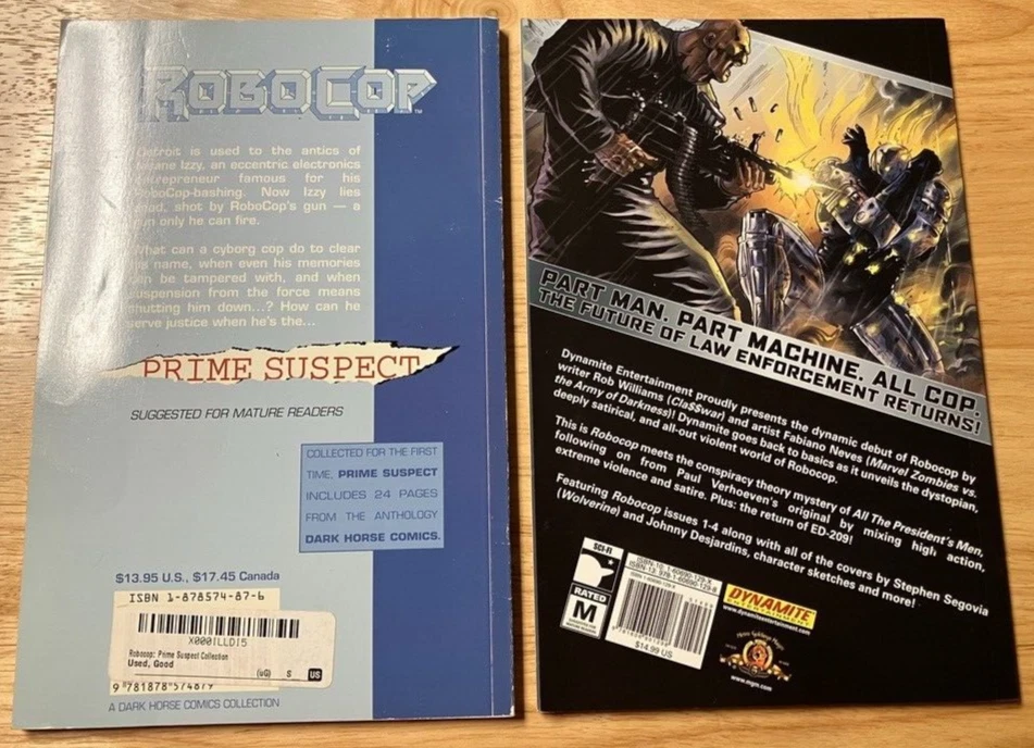 Robocop Lote de 4: Revolución/Elemento Humano/Prime Suspect/Edición #1 de Robocop 3 Foto 2 de 4