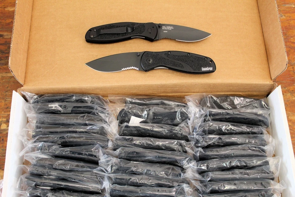 Combo desenfoque de bordes Kershaw 1670BLKST, apertura asistida, nuevo defecto, segundo de fábrica Foto 4 de 4