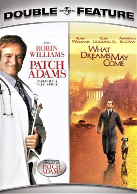Patch Adams + What Dreams May Come - Robin Williams -  New Double Feature DVD