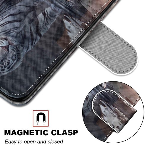Cat Wallet Phone Case For iPhone Samsung Motorola Xiaomi Redmi Huawei Honor OPPO - Picture 6 of 13
