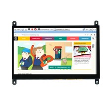 New 7" DSI LCD Display Capacitive Touch Screen w/ Case For Raspberry Pi 5 4B 3B+
