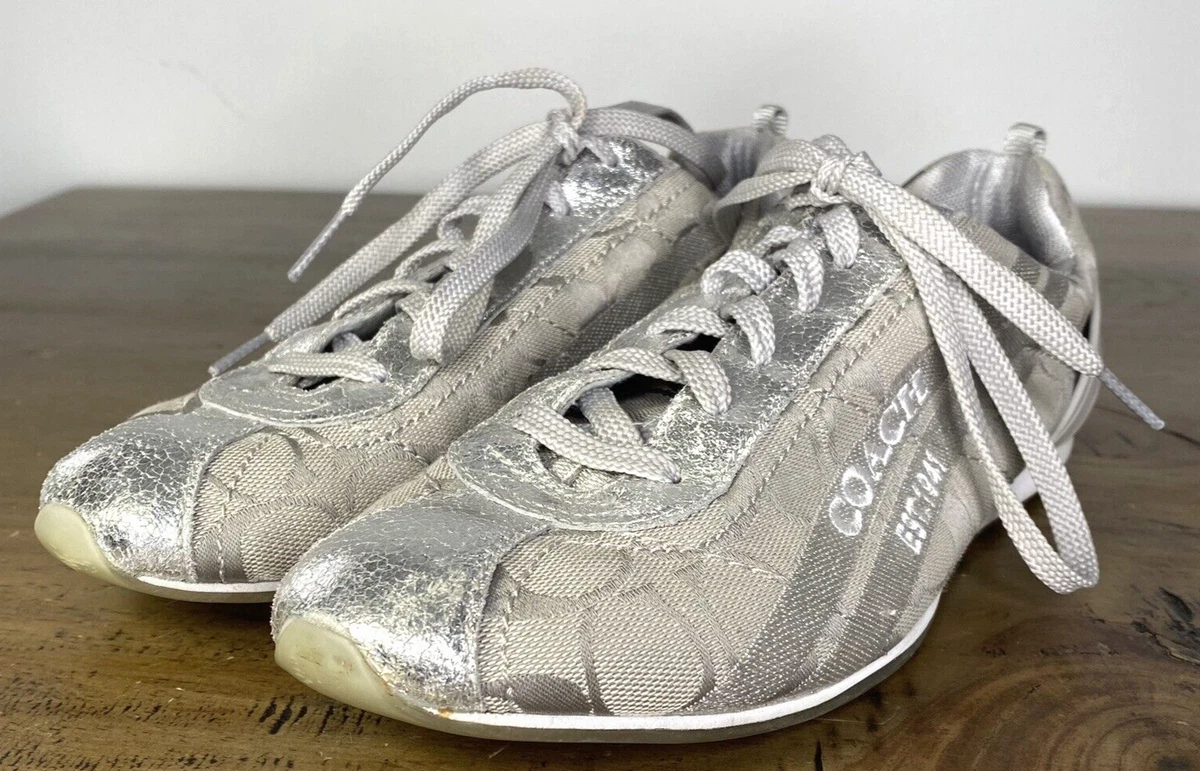 Coach silver shoes sale