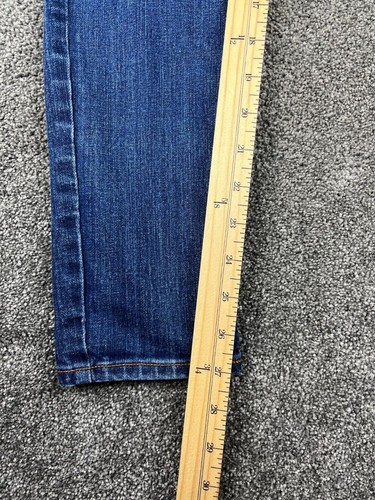 Old Navy donna taglia 2 originale vita media skinny slim elasticizzato blu misure 26x27 - Foto 5 di 7