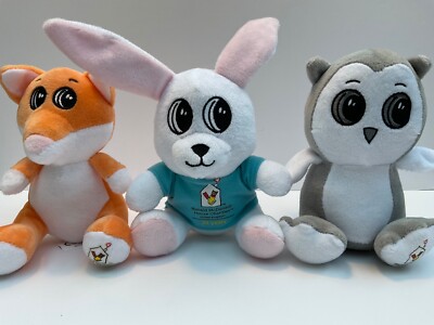 RONALD MCDONALD HOUSE CHARITIES PLÜSCHTIERE - EULE, FUCHS UND HASE SEHR GUTER ZUSTAND