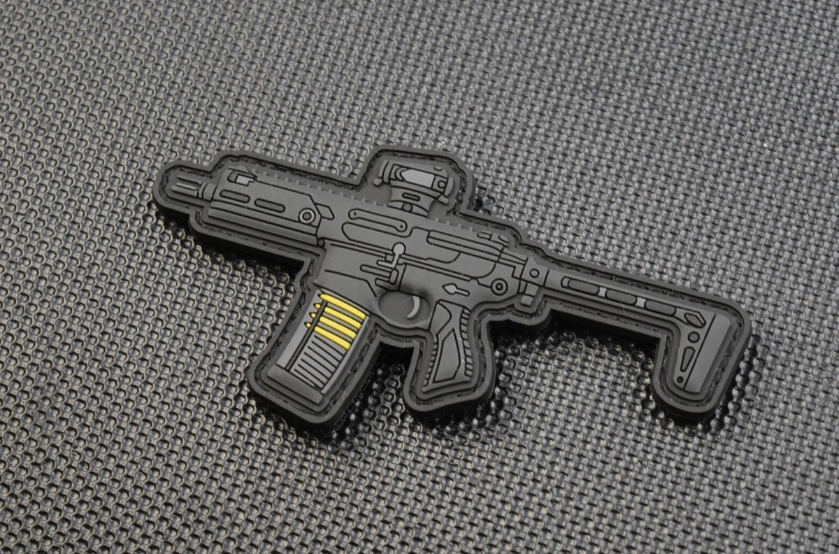 Sig Sauer MCX Rattler 3D PVC Uniform Patch 300 Blackout SBR Sig Sauer MCX Rattler 3D PVC Uniform Patch 300 Blackout SBR