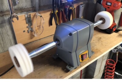 Bench Buffer Polisher For Metal - Polish Steel, Aluminum & Alloy, Open Box Condition