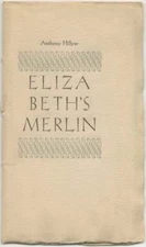 Anthony HILLYER / Elizabeth's Merlin 1st Edition 1947