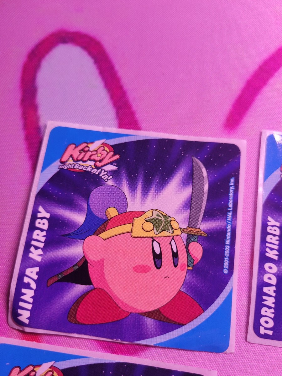 Kirby Right Back At Ya! Stickers Copy Abilities Vintage Nintendo