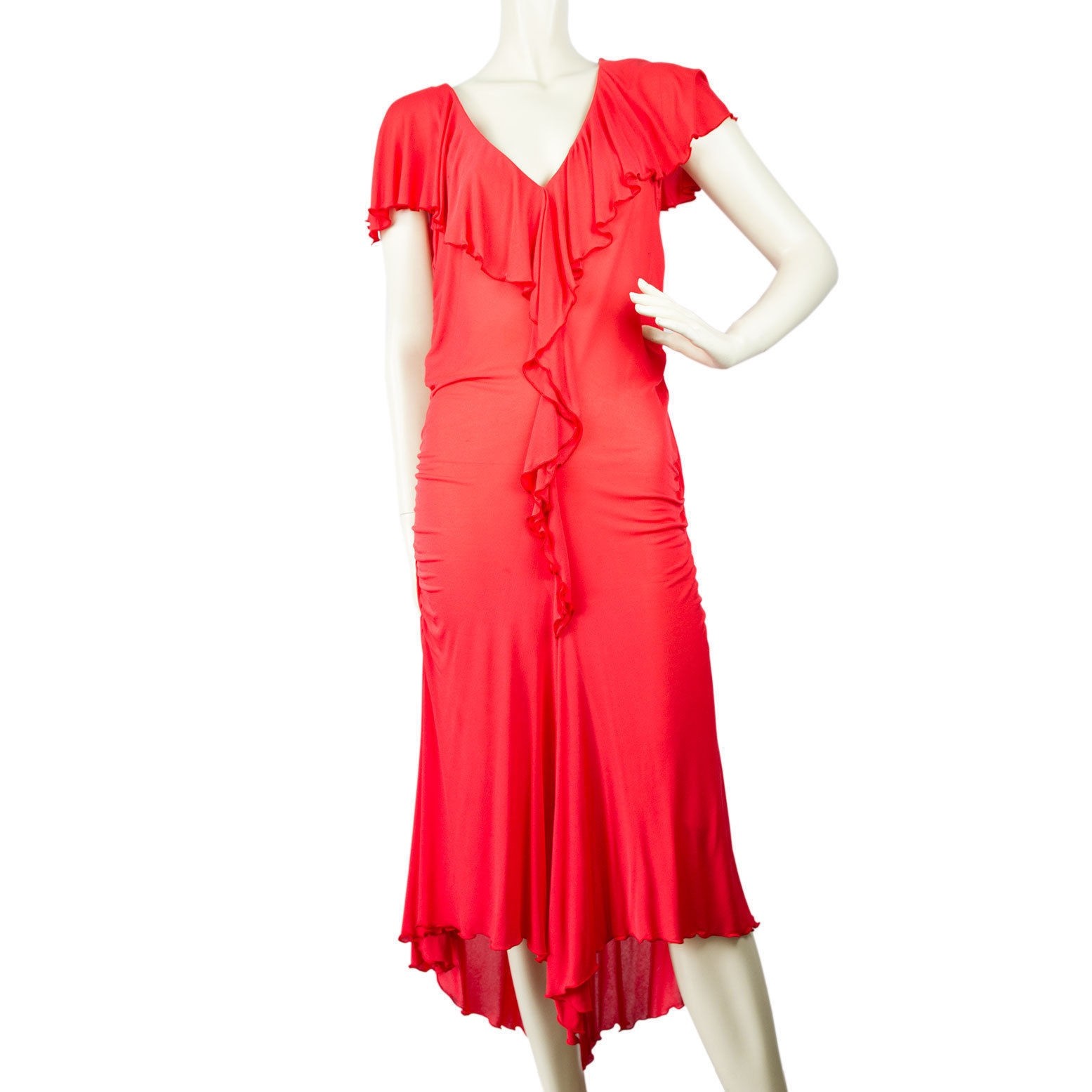 calf length cocktail dress