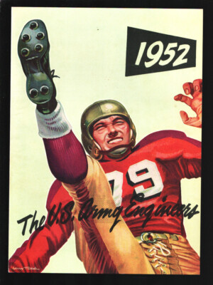 Army Engineers Football Team Season Schedule 1952-1st Football team to  - Main Image