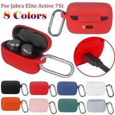 Silicone Anti-Scratch Protective Case Cover for Jabra Elite Active 75t Earphone