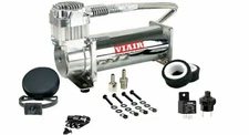 Viair 444C Chrome Air Compressor W/ FREE 200 PSI Pressure Switch & 40 AMP Relay