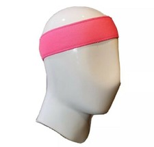 3-Pack Sports Headband Moisture Wicking Soft Elastic Stretch Bright Pink Yoga 