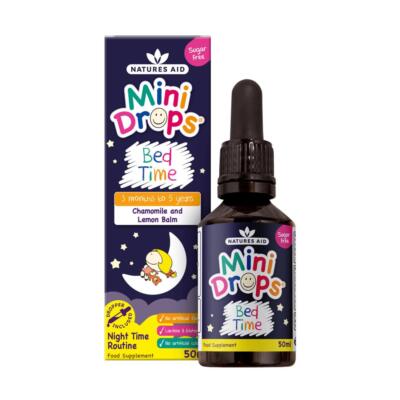  Natures Aid Mini Tropfen Bett Zeit Kamille & Zitronenmelisse 50ml